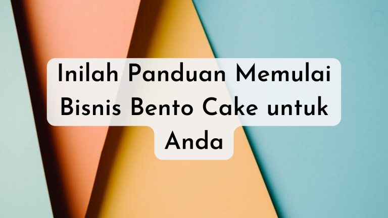 bisnis bento cake
