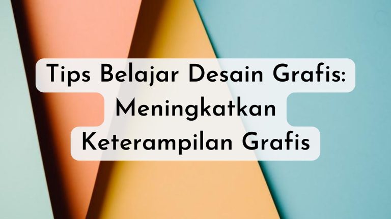 tips belajar desain grafis