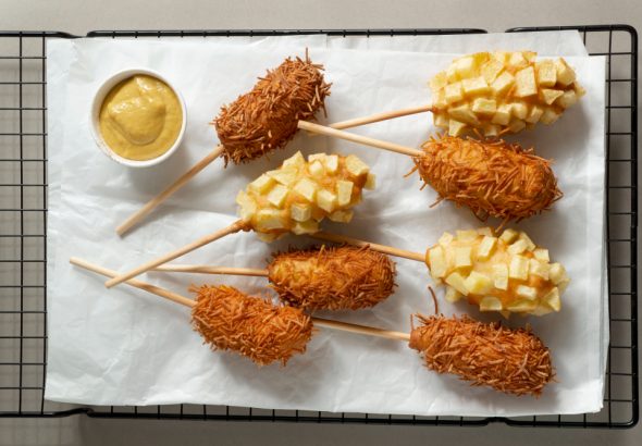 Resep corn dog